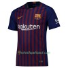 Jalkapallo Pelipaidat FC Barcelona Kotipaita 2018-2019 Lyhythihainen